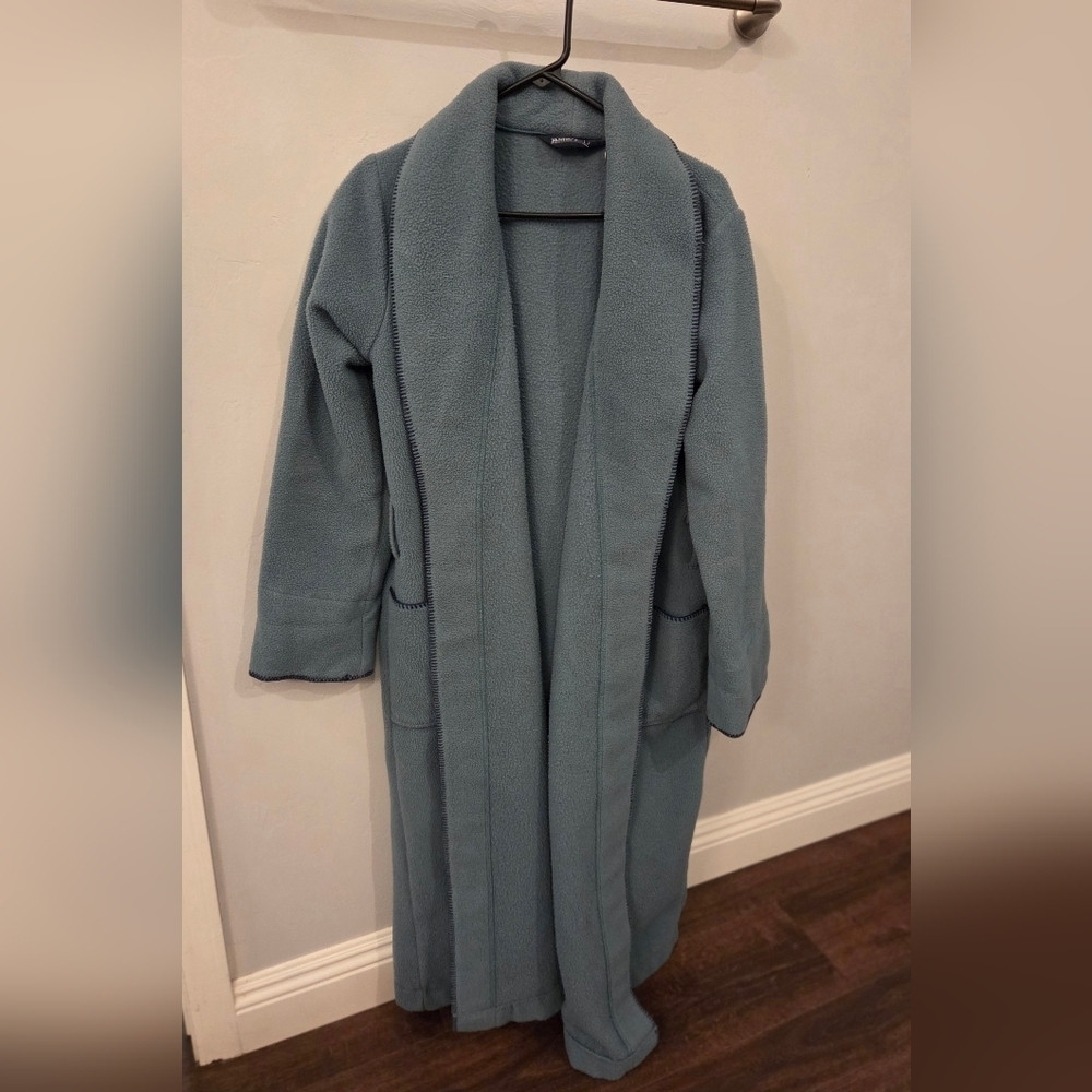 Lands' End Women's Teal Teddy Jacket
